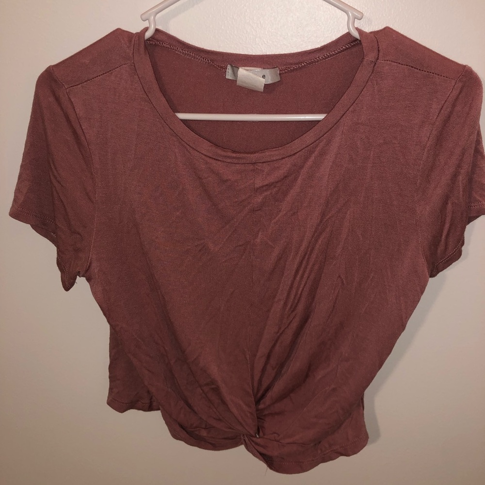 Gaze cropped T-shirt